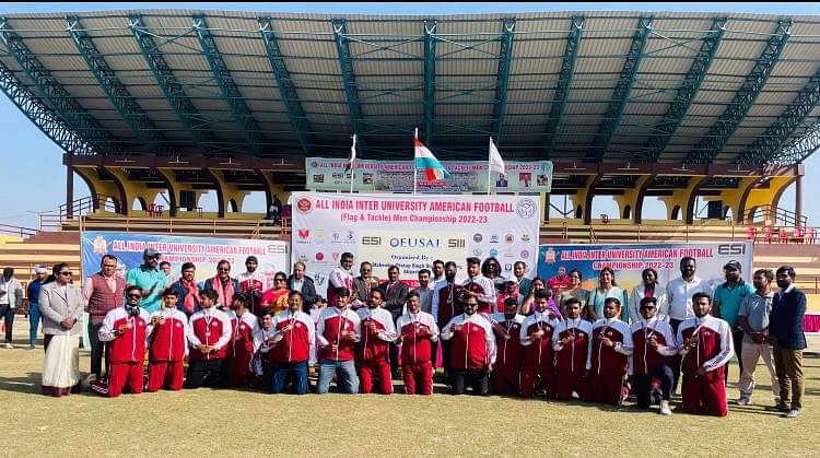 VGU Jaipur grabs the bronze medal in American Football